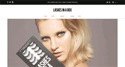 Desktop Screenshot of lashesinabox.com